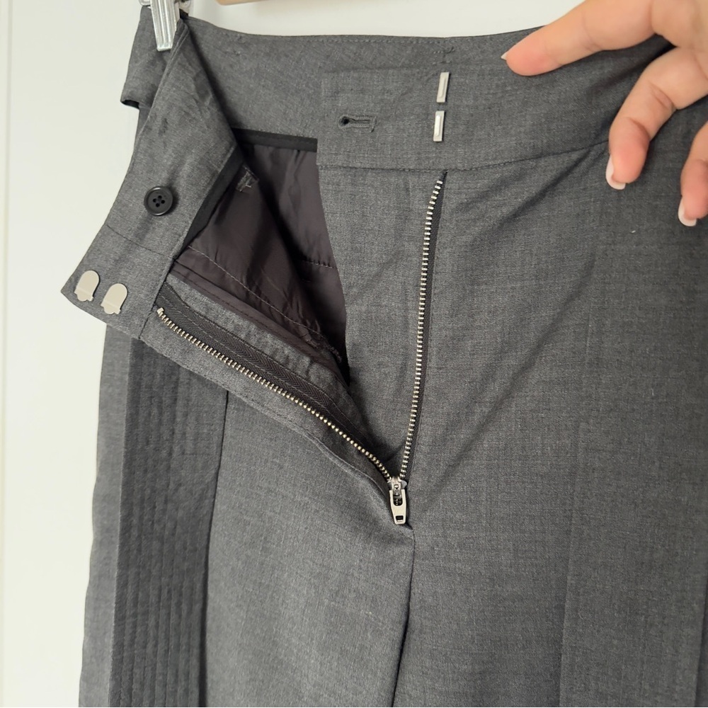 Wilfred tie front wool  pants gray size 6 - Picture 4 of 13